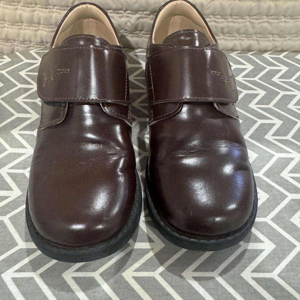 Elephantito Boys Brown Dress Shoes Size 13